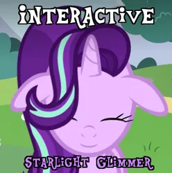 Size: 331x333 | Tagged: safe, artist:comfydove, derpibooru import, starlight glimmer, pony, unicorn, cute, eyes closed, female, flash game, floppy ears, link in source, mare, solo, thumbnail