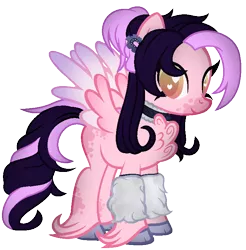 Size: 714x725 | Tagged: safe, artist:angelofthewisp, derpibooru import, oc, pegasus, pony, base used, female, mare, simple background, solo, transparent background, unshorn fetlocks