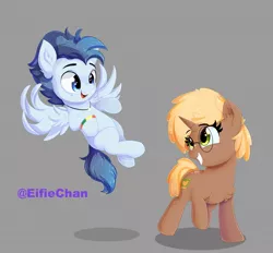 Size: 1200x1114 | Tagged: safe, artist:katakiuchi4u, derpibooru import, oc, pegasus, pony, unicorn, babscon, duo