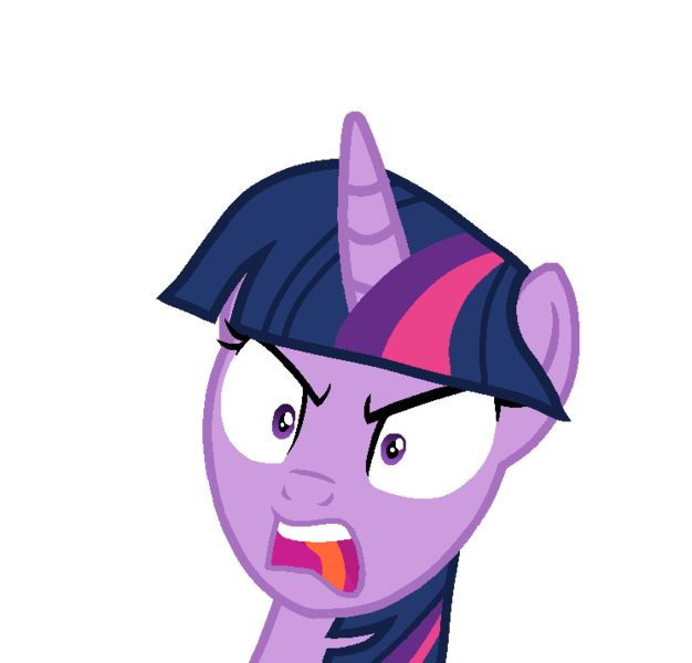 Size: 745x714 | Tagged: safe, artist:rainbow eevee, derpibooru import, twilight sparkle, twilight sparkle (alicorn), alicorn, pony, angry, bust, faic, female, furious, meme, open mouth, rage, rage face, simple background, solo, transparent background