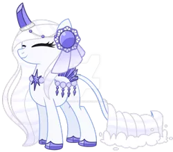 Size: 1024x898 | Tagged: safe, artist:cherri-crimzon, derpibooru import, oc, original species, pond pony, pony, deviantart watermark, female, mare, obtrusive watermark, simple background, solo, transparent background, watermark