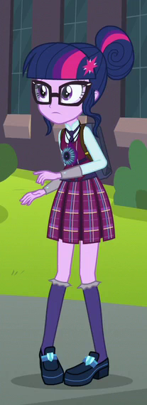 Size: 207x570 | Tagged: safe, derpibooru import, screencap, sci-twi, twilight sparkle, equestria girls, friendship games, clothes, cropped, crystal prep academy uniform, female, glasses, hair bun, legs, magic capture device, pleated skirt, school uniform, shoes, skirt, socks, solo