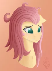 Size: 2000x2750 | Tagged: safe, artist:batsdisaster, derpibooru import, fluttershy, pegasus, pony, bust, crying, female, mare, portrait, solo