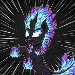 Size: 3000x3000 | Tagged: angry, artist:adagiostring, attack, derpibooru import, kirin, my little pony, nirik, safe