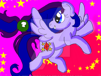 Size: 400x300 | Tagged: safe, artist:wolfspiritclan, derpibooru import, oc, oc:ruby nights, unofficial characters only, pegasus, pony, original art, original character do not steal, solo