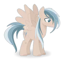 Size: 534x462 | Tagged: safe, artist:6-fingers-lover, derpibooru import, oc, oc:thunderstorm, unofficial characters only, pegasus, pony, magical gay spawn, male, offspring, parent:dumbbell, parent:soarin', parents:soarinbell, pegasus oc, simple background, solo, stallion, transparent background, wings