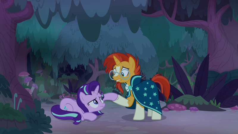 1683938 - derpibooru import, pony, safe, screencap, starlight glimmer,  student counsel, sunburst - Twibooru