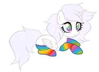 Size: 1046x764 | Tagged: safe, artist:magicdarkart, derpibooru import, oc, alicorn, pony, base used, clothes, female, mare, prone, simple background, socks, solo, striped socks, transparent background