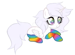 Size: 1046x764 | Tagged: safe, artist:magicdarkart, derpibooru import, oc, alicorn, pony, base used, clothes, female, mare, prone, simple background, socks, solo, striped socks, transparent background