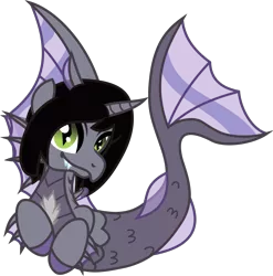 Size: 1444x1459 | Tagged: safe, artist:appledew, artist:lightningbolt, derpibooru import, ponified, ponified:kellin quinn, pony, siren, .svg available, curved horn, fangs, fins, fish tail, happy, horn, looking at you, male, scales, simple background, sleeping with sirens, slit eyes, solo, svg, transparent background, vector, vector trace