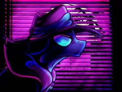 Size: 4000x3000 | Tagged: safe, artist:chaosmauser, derpibooru import, mare do well, pony, 1980's, aesthetics, hotline miami, outrun, solo