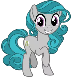 Size: 3000x3200 | Tagged: safe, artist:cheezedoodle96, derpibooru import, idw, swift foot, earth pony, pony, spoiler:comic, spoiler:comicfeatsoffriendship01, .svg available, cutie mark, eyeshadow, female, filly, happy, idw showified, looking at you, makeup, mare, raised hoof, simple background, smiling, solo, svg, teenager, thracian, transparent background, vector