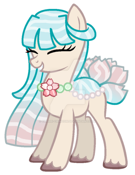 Size: 600x777 | Tagged: artist:cherri-crimzon, derpibooru import, deviantart watermark, female, mare, obtrusive watermark, oc, oc:rosewend, original species, pond pony, safe, simple background, solo, transparent background, watermark