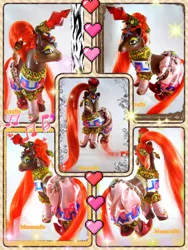 Size: 960x1280 | Tagged: safe, artist:lightningsilver-mana, derpibooru import, gerudo, human, pony, unicorn, bling, boots, clothes, craft, crossover, custom, doll, figure, figurine, g1, game, gerudo valley, hairstyle, handmade, humanized, irl, jewels, leather, leather boots, nabooru, nintendo 64, paint, painting, photo, satin, sewing, shoes, the legend of zelda, the legend of zelda: ocarina of time, toy, video game
