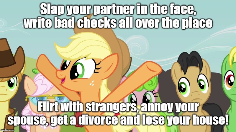 Size: 888x499 | Tagged: apple family reunion, applejack, caption, derpibooru import, dilbert, edit, edited screencap, image macro, safe, screencap, text