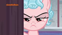 Size: 320x180 | Tagged: safe, derpibooru import, screencap, cozy glow, pegasus, pony, school raze, angry, cozy glow is best facemaker, cozy glow is not amused, cozybetes, cute, cute when angry, door, female, filly, foal, freckles, looking at you, madorable, nickelodeon, picture for breezies, school of friendship, solo, unamused