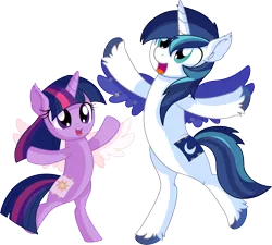 Size: 7696x6930 | Tagged: safe, artist:cyanlightning, derpibooru import, princess celestia, princess luna, shining armor, twilight sparkle, alicorn, pony, unicorn, .svg available, absurd resolution, bipedal, brother and sister, brotherly love, clothes, cosplay, costume, cute, dressup, duo, ear fluff, fake cutie mark, fake wings, female, filly, filly twilight sparkle, male, open mouth, paper wings, pretending, rearing, shining adorable, siblings, simple background, smiling, sparkle siblings, spread wings, stallion, standing, transparent background, twiabetes, unicorn twilight, unshorn fetlocks, vector, wings, younger