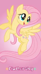 Size: 1024x1820 | Tagged: safe, derpibooru import, official, fluttershy, pony, china, cute, fluttershy month, phone wallpaper, shyabetes, solo