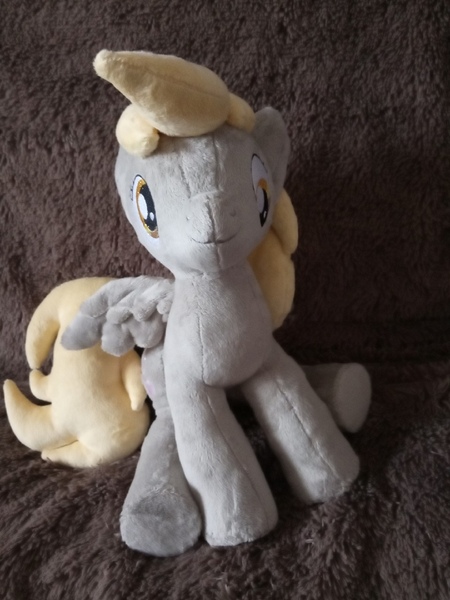 Size: 810x1080 | Tagged: safe, artist:kuroran, derpibooru import, derpy hooves, pony, female, plushie, rcf community