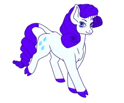 Size: 600x500 | Tagged: safe, artist:guidomista, artist:miiistaaa, artist:nijimillions, derpibooru import, rarity, pony, unicorn, cloven hooves, curls, curly hair, curly mane, eyelashes, female, fullbody, hooves, horn, leonine tail, long eyelashes, looking at you, mare, purple mane, simple background, solo, transparent background