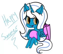 Size: 7632x6480 | Tagged: adorabelle, alicorn, alicorn oc, anatomically incorrect, artist:kittymayhem101, ball, chibi, cute, derpibooru import, eye clipping through hair, female, horn, incorrect leg anatomy, mare, oc, oc:fleurbelle, safe, umbrella, wings, yellow eyes