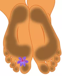 Size: 3334x4068 | Tagged: anthro, artist:lilihoof, barefoot, derpibooru import, dirt, dirty, dirty feet, feet, fetish, foot fetish, foot focus, leg, masala, mlp foot, my little pony, safe, saffron, saffron masala, saffron masala foot, soles