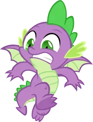Size: 2773x3644 | Tagged: alternate version, artist:memnoch, claws, derpibooru import, dragon, safe, simple background, solo, spike, spread toes, sweet and smoky, toes, transparent background, vector, winged spike