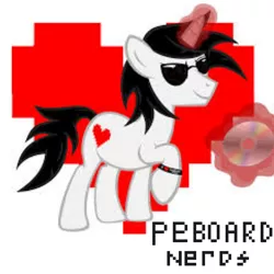 Size: 1000x1000 | Tagged: safe, artist:gray-gold, derpibooru import, oc, oc:pegboard nerds, pony, unicorn, glasses, heart, magic, male, needs more jpeg, solo, stallion, telekinesis