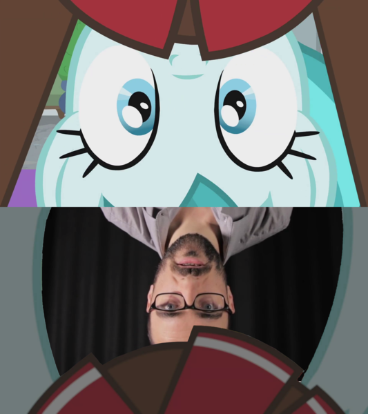 Size: 1920x2160 | Tagged: suggestive, derpibooru import, edit, edited screencap, screencap, lighthoof, pony, 2 4 6 greaaat, michael stevens, vsauce