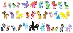 Size: 3796x1696 | Tagged: safe, artist:princess-josie-riki, artist:selenaede, derpibooru import, ponified, alicorn, earth pony, gryphon, pegasus, pony, unicorn, alicornified, ayano aishi, barely pony related, base used, blind specter, bliss (powerpuff girls 2016), blossom (powerpuff girls), bonnie, bubbles (powerpuff girls), bunny (powerpuff girls), bunny (the powerpuff girls), buttercup (powerpuff girls), cartoon network, chara, chica, chikoriki, circus baby, clothes, crossover, cuphead, cuphead (character), devil, devil horns, five nights at freddy's, five nights at freddy's 4, foxy, freddy fazbear, frisk, griffonized, hyper blossom, lego, mangle, mixels, mugman, mysto, nightmare fredbear, pogoriki, powered buttercup, powerpuff girls 2016, race swap, rolling bubbles, smeshariki, species swap, studio mdhr, the devil, the lego movie, the powerpuff girls, the powerpuff girls z, toy bonnie, toy chica, toy freddy, undertale, unikitty, werner werman, yandere simulator