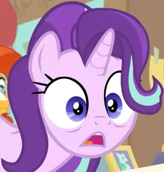 Size: 1027x1080 | Tagged: safe, derpibooru import, screencap, starlight glimmer, sunburst, pony, unicorn, a horse shoe-in, about to cry, cropped, faic, female, imminent crying, male, mare, open mouth, phyllis no!, reaction image, sad, stallion, starlight glimmer is best facemaker