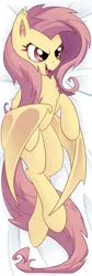 Size: 270x803 | Tagged: safe, artist:yukandasama, derpibooru import, fluttershy, bat pony, pony, bat ponified, body pillow, chest fluff, female, flutterbat, mare, race swap, solo