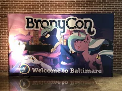 Size: 2048x1534 | Tagged: safe, derpibooru import, photographer:djgeekbrony, oc, oc:blank canvas, oc:hoof beatz, oc:mane event, pony, bronycon, 2019, bronycon mascots, end of an era, end of bronycon, end of ponies, irl, mascot, photo, trio, united states