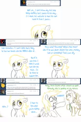 Size: 1562x2349 | Tagged: safe, artist:jitterbugjive, derpibooru import, derpy hooves, doctor whooves, time turner, pegasus, pony, lovestruck derpy, race swap