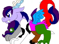 Size: 1024x768 | Tagged: artist:wolfspiritclan, derpibooru import, draconequus, draconequus oc, oc, oc:ruby nights, safe, solo, unofficial characters only