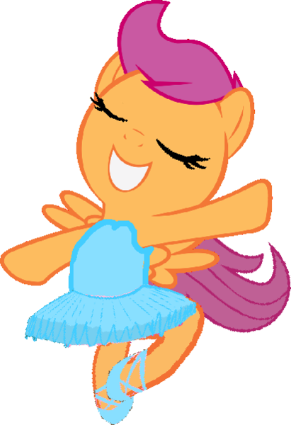 Size: 412x601 | Tagged: safe, artist:angrymetal, derpibooru import, scootaloo, pony, anatomically incorrect, ballerina, ballet, ballet slippers, clothes, cute, cutealoo, dancing, incorrect leg anatomy, on one hoof, scootarina, scootatutu, scootutu, shoes, simple background, skirt, skirtaloo, solo, transparent background, tutu