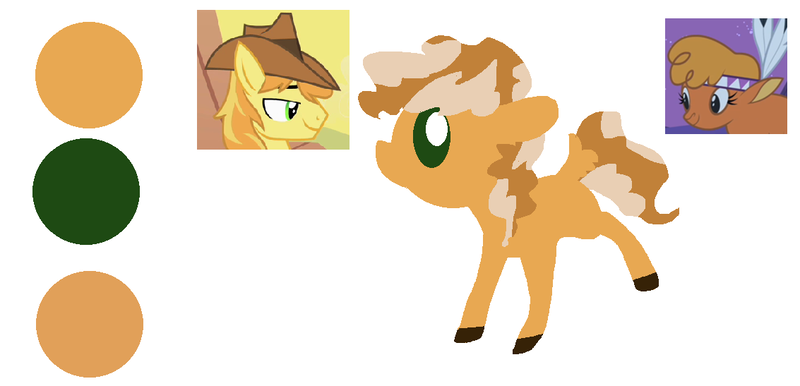 Size: 1133x547 | Tagged: artist:angelstar000, bisony, braeburn, braeheart, derpibooru import, family, female, hybrid, little strongheart, male, offspring, parent:braeburn, parent:little strongheart, parents:braeheart, safe, shipping, straight