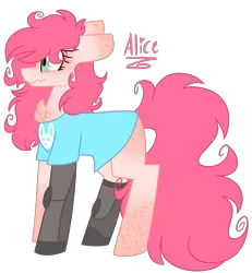 Size: 2731x2959 | Tagged: safe, artist:crazysketch101, derpibooru import, oc, oc:alice, earth pony, pony, amputee, female, hoof freckles, prosthetic limb, prosthetics, simple background, solo, transparent background, wavy mouth