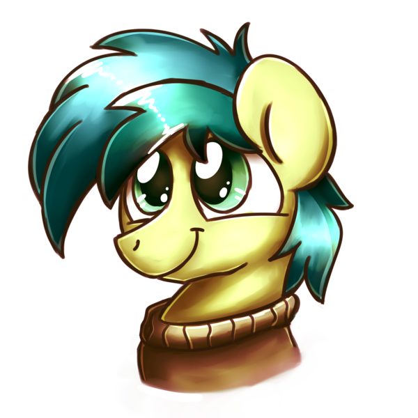 Size: 2048x2048 | Tagged: safe, artist:sugar morning, derpibooru import, sandbar, earth pony, pony, bust, clothes, cute, male, portrait, sandabetes, simple background, solo, stallion, sweater, transparent background