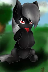 Size: 800x1200 | Tagged: safe, artist:lullabyjak, derpibooru import, oc, oc:malice, earth pony, pony, commission, photo