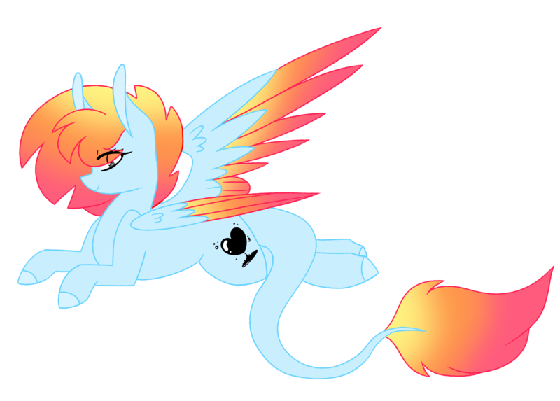 Size: 4500x3224 | Tagged: safe, artist:crazysketch101, derpibooru import, oc, oc:crazy looncrest, pegasus, pony, female, leonine tail, looking at you, simple background, transparent background