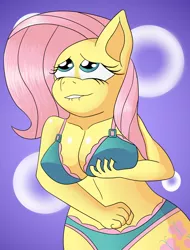 Size: 1080x1420 | Tagged: suggestive, artist:sergeant16bit, derpibooru import, fluttershy, anthro, bat pony, pegasus, ahegao, bra, breast grab, breasts, busty fluttershy, cleavage, clothes, cutie mark, female, flutterbat, frilly underwear, green underwear, grope, lip bite, massaging, open mouth, panties, race swap, self grope, solo, solo female, squishy, tongue out, underwear, wingless, wingless anthro