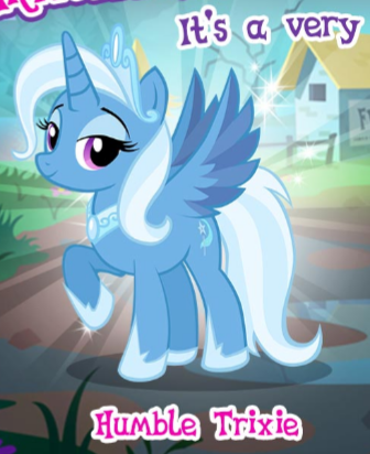 Size: 336x412 | Tagged: alicorn, alicornified, artistic, derpibooru import, gameloft, idw, idw showified, meme, princess of humility, race swap, reflections, safe, solo, spoiler:comic, trixie, trixiecorn, wow! glimmer