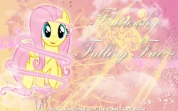 Size: 1920x1200 | Tagged: safe, artist:blackandnerdy, artist:jlryan, derpibooru import, edit, fluttershy, pegasus, pony, solo, wallpaper, wallpaper edit