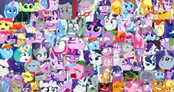 Size: 4096x2160 | Tagged: safe, derpibooru import, edit, edited screencap, screencap, apple bloom, applejack, big macintosh, fluttershy, goldie delicious, jet set, kerfuffle, lord tirek, pinkie pie, princess celestia, princess luna, queen chrysalis, quibble pants, rainbow dash, rarity, sans smirk, shining armor, silverstream, spike, spike the regular dog, starlight glimmer, sunburst, trixie, twilight sparkle, twilight sparkle (alicorn), alicorn, cat, classical hippogriff, dog, dragon, earth pony, hippogriff, pegasus, pony, unicorn, a horse shoe-in, a trivial pursuit, between dark and dawn, dragon dropped, equestria girls, equestria girls series, fomo, frenemies (episode), rainbow roadtrip, reboxing with spike!, sparkle's seven, sweet and smoky, the last laugh, spoiler:eqg series (season 2), spoiler:s09, alternate hairstyle, apple chord, blushing, collage, cowboy hat, crown, crying, cute, detective rarity, drool, eye reflection, faic, female, floppy ears, food, goldie delicious' cats, hard-won helm of the sibling supreme, hat, helmet, hug, jewelry, male, mane seven, mane six, mare, megaradash, messy mane, one eye closed, pancakes, pudding face, reflection, regalia, shining adorable, sleeping, spike's dog collar, starry eyes, uvula, wall of tags, wat, wavy mouth, wingding eyes, winged spike, wink
