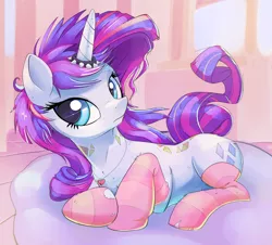 Size: 4454x4032 | Tagged: safe, artist:gsphere, derpibooru import, rarity, pony, unicorn, clothes, female, horn, horn ring, jewelry, looking at you, mare, necklace, ring, socks, solo, striped socks, thigh highs