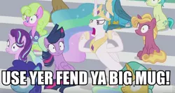 Size: 960x510 | Tagged: 2 4 6 greaaat, alicorn, caption, citrine spark, clever musings, cloudburst, daisy, derpibooru import, edit, edited screencap, fire flicker, fire quacker, flower wishes, footrot flats, friendship student, gallus, image macro, princess celestia, safe, sandbar, screaming, screencap, stadium, starlight glimmer, text, traditional royal canterlot voice, twilight sparkle, twilight sparkle (alicorn)