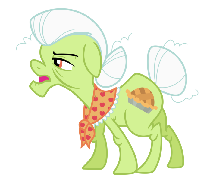 Size: 7800x6715 | Tagged: safe, artist:estories, derpibooru import, granny smith, pony, absurd resolution, simple background, solo, transparent background, vector