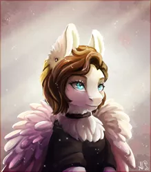 Size: 1400x1600 | Tagged: safe, artist:alina-sherl, derpibooru import, oc, pegasus, pony, chest fluff, clothes, solo