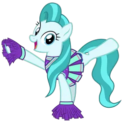 Size: 3200x3200 | Tagged: safe, artist:cheezedoodle96, derpibooru import, lighthoof, earth pony, pony, 2 4 6 greaaat, .svg available, active stretch, cheering, cheerleader, cheerleader outfit, clothes, cute, female, looking at you, mare, pleated skirt, pom pom, shirt, simple background, skirt, smiling, solo, stretching, svg, transparent background, vector